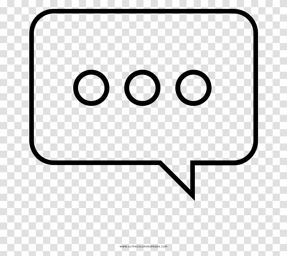 Speech Bubble Coloring, Gray, World Of Warcraft Transparent Png