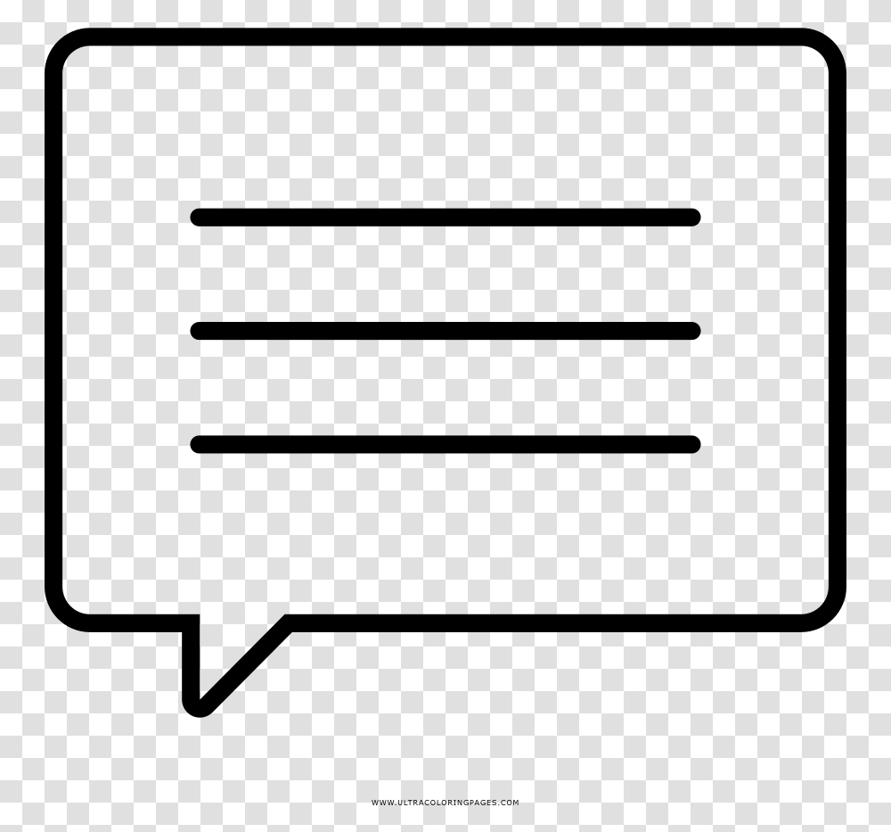 Speech Bubble Coloring Page, Gray, World Of Warcraft Transparent Png