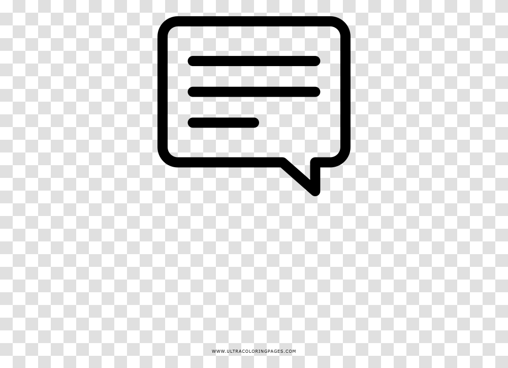 Speech Bubble Coloring Page, Gray, World Of Warcraft Transparent Png