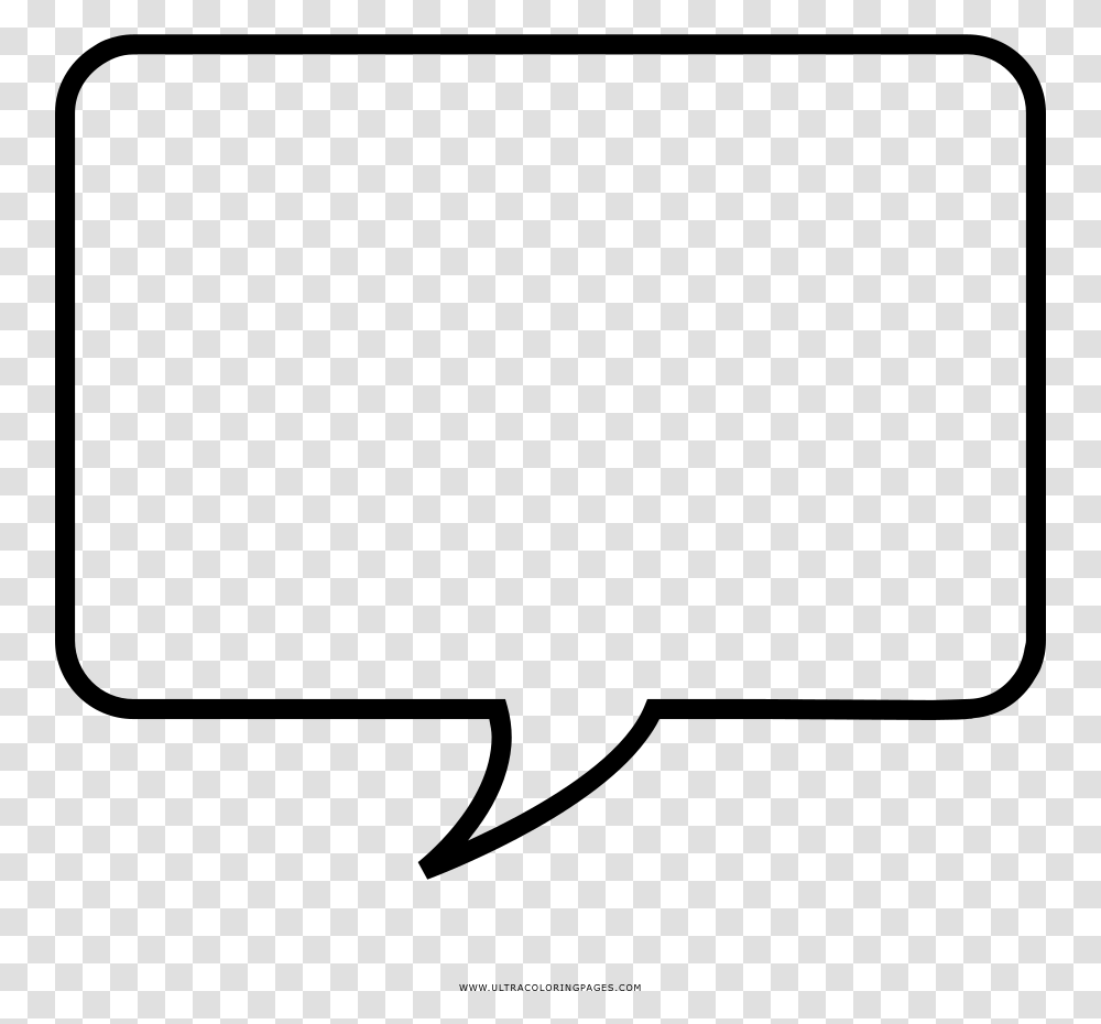 Speech Bubble Coloring Page, Gray, World Of Warcraft Transparent Png