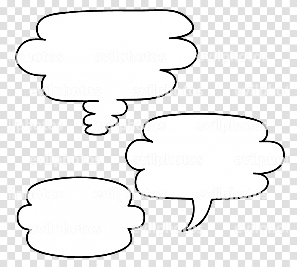 Speech Bubble Drawing Line Art, Hand, Text, Stencil, Weapon Transparent Png