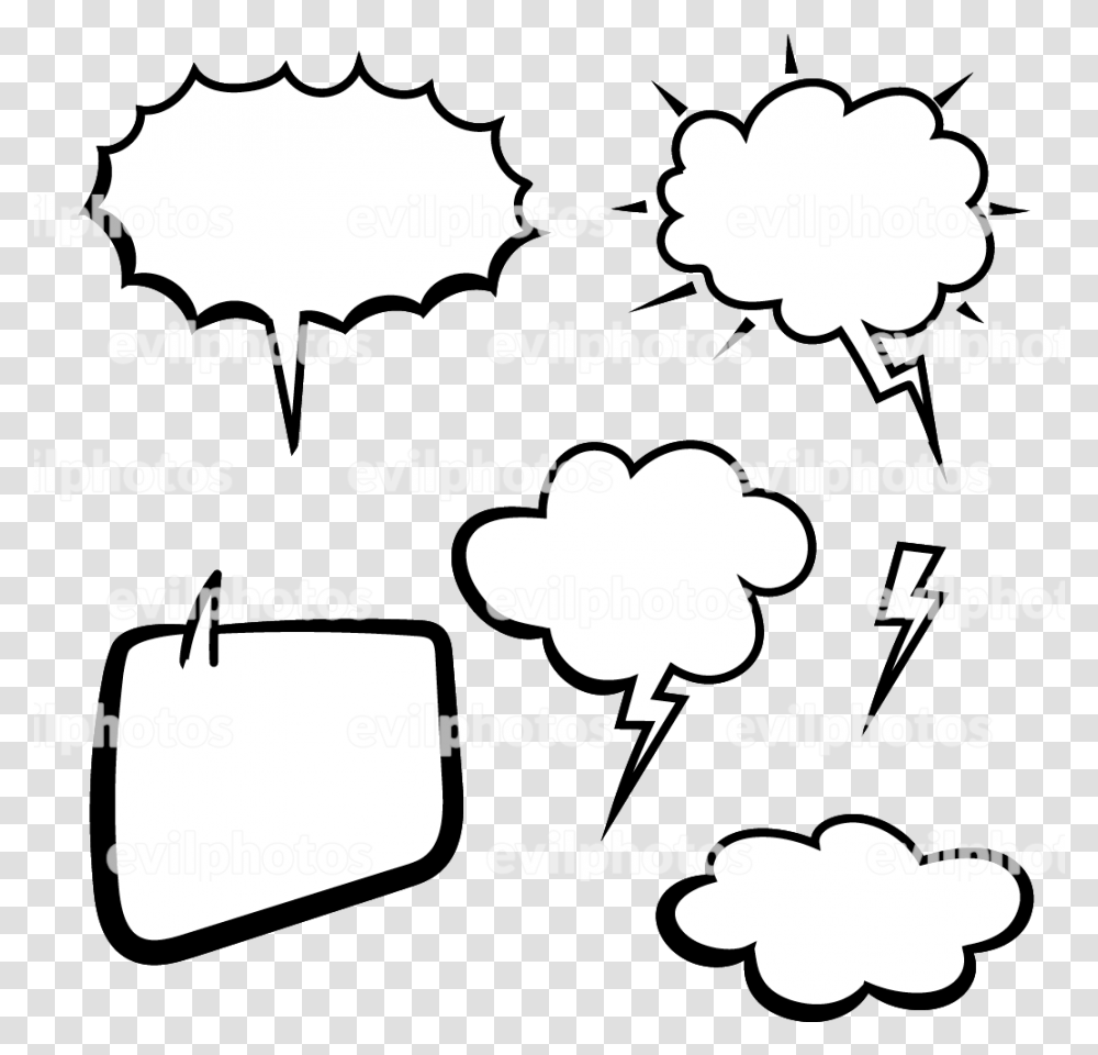 Speech Bubble Drawing Line Art, Label, Text, Flyer, Poster Transparent Png