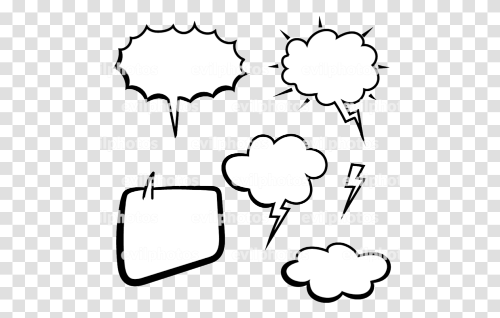 Speech Bubble Drawing Vector And Stock Photo Line Art, Label, Stencil Transparent Png