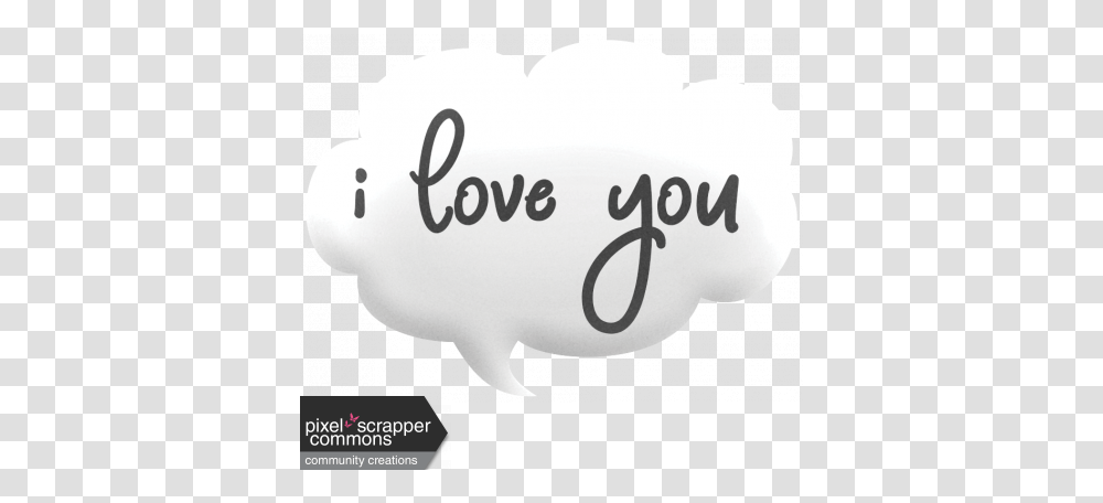 Speech Bubble I Love You Graphic By Gina Jones Pixel Love You Speech Bubble, Piggy Bank, Text, Mammal, Animal Transparent Png
