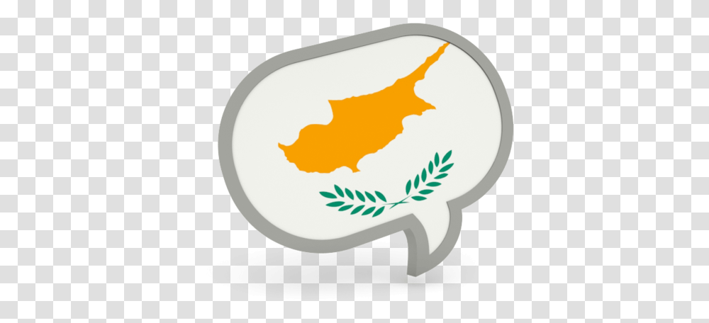 Speech Bubble Icon Cyprus Flag, Egg, Food, Animal Transparent Png