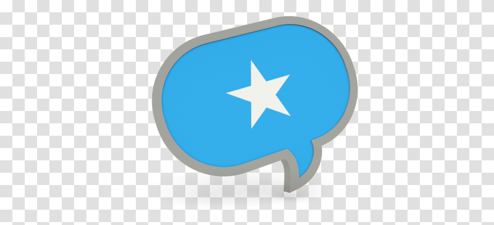 Speech Bubble Icon Emblem, Star Symbol Transparent Png