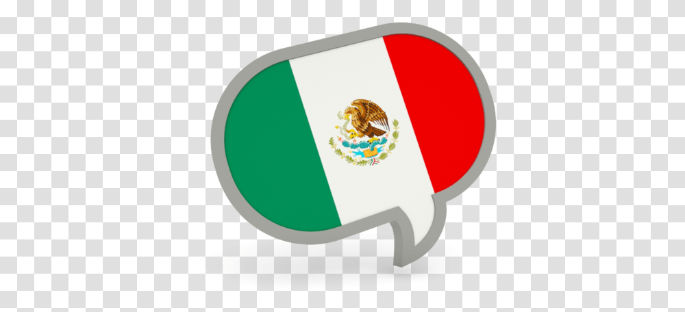 Speech Bubble Icon Mexico Flag, Logo, Trademark, Honey Bee Transparent Png