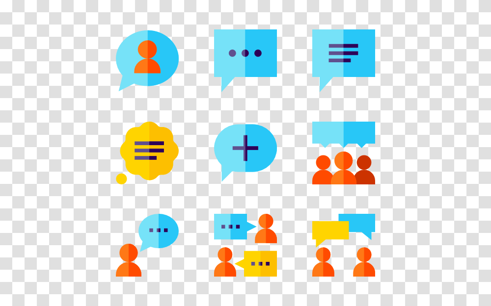 Speech Bubble Icons, Number, Alphabet Transparent Png