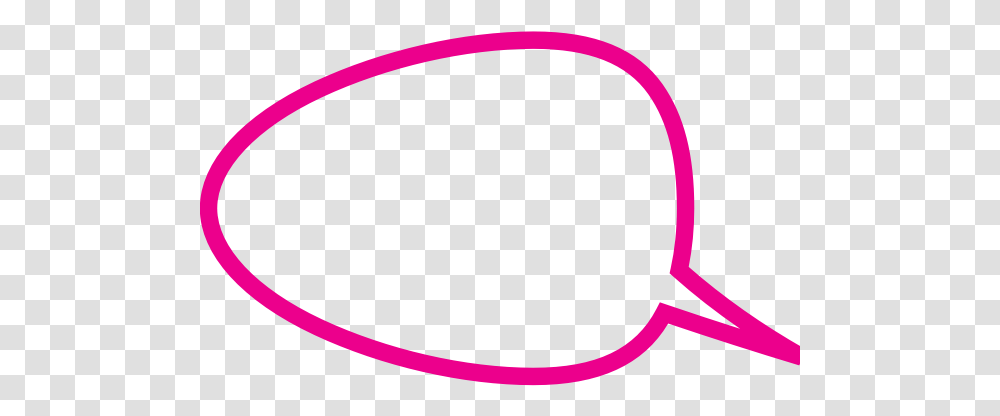 Speech Bubble Pink Outline, Oval, Moon, Outer Space, Night Transparent Png