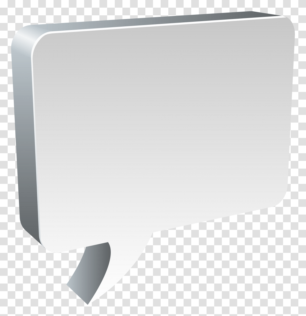 Speech Bubble White Clip Art, Electronics, Tool, White Board Transparent Png