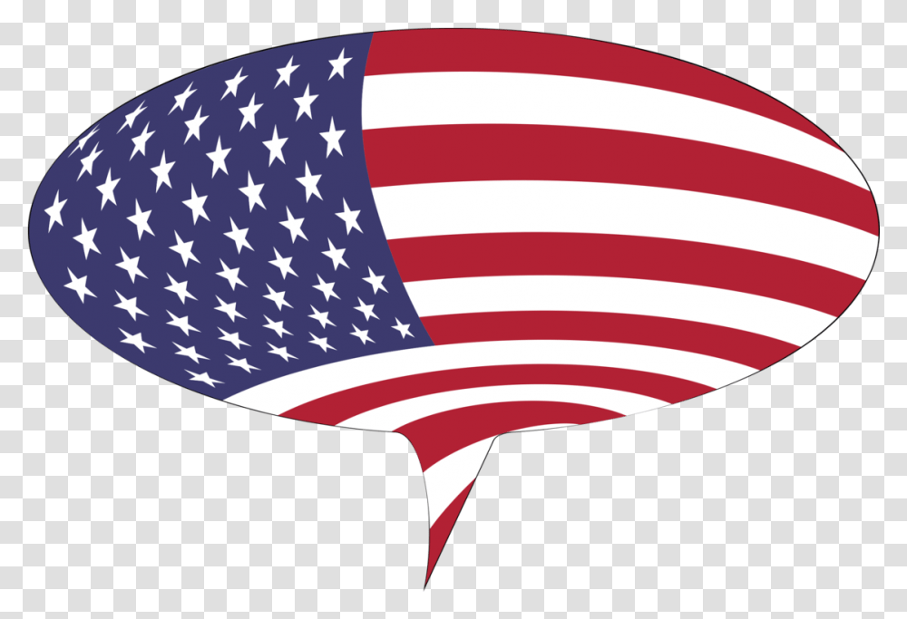 Speech Bubble With Flag Clipart Stars And Stripes T Shirt, Symbol, American Flag, Label, Text Transparent Png