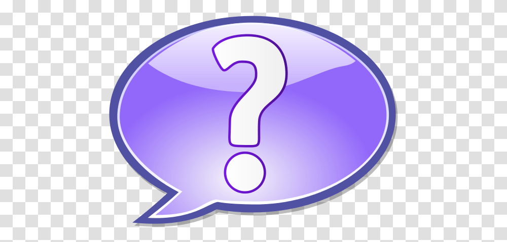 Speech Bubble With Question Mark Inside, Sphere, Number Transparent Png