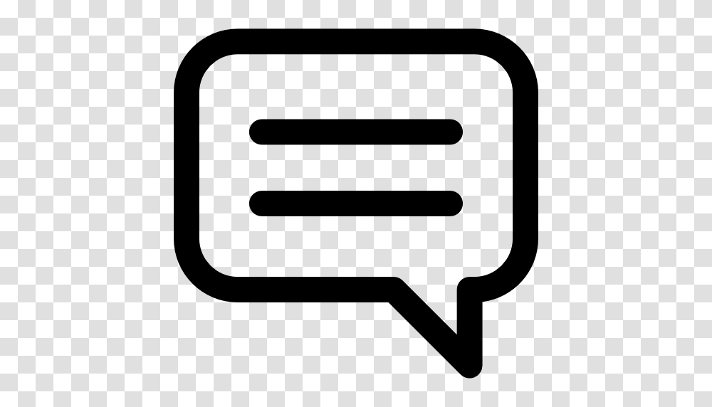 Speech Bubble With Text Lines, Logo, Trademark, Sign Transparent Png