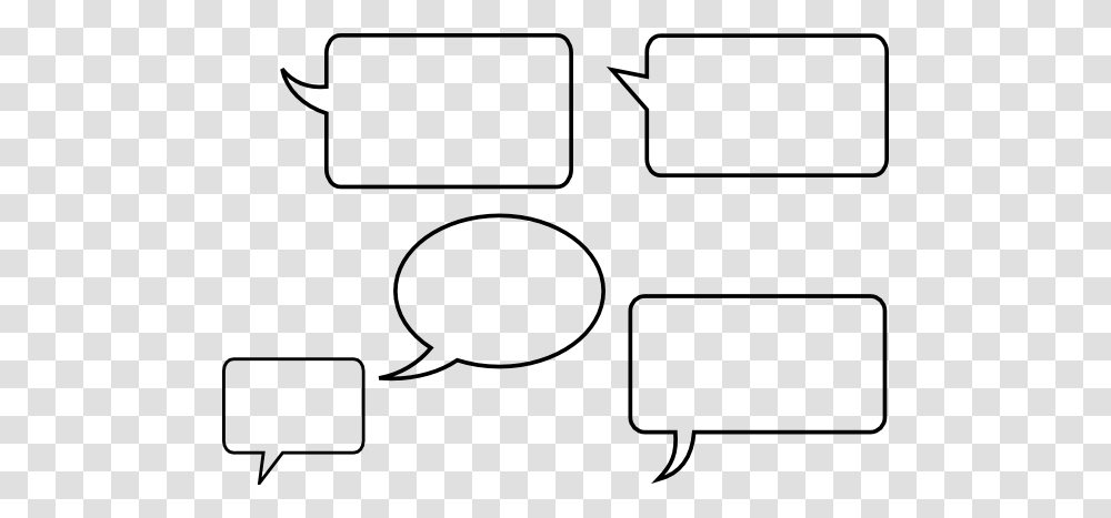 Speech Bubbles Clip Arts Download, Label, Stencil Transparent Png