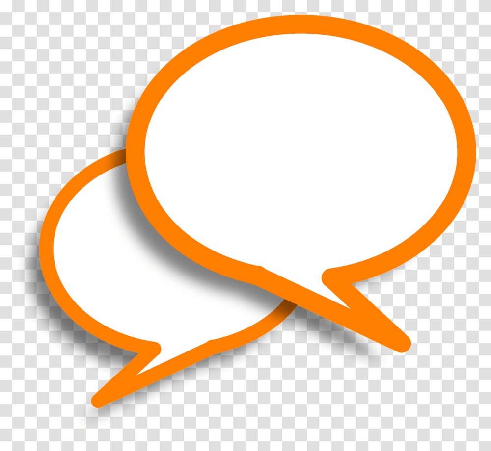 Speech Bubbles Comments Orange Free Vector Graphic On Pixabay Boost Morale In The Office, Animal, Food, Bag, Fish Transparent Png