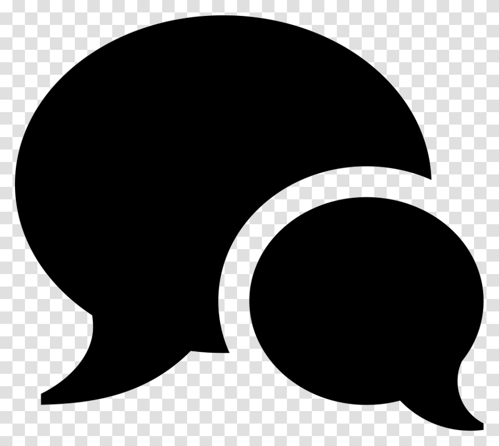 Speech Bubbles Communication Skills Icon Vector, Baseball Cap, Hat, Stencil Transparent Png