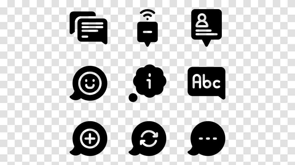 Speech Bubbles Gas Station Icons, Gray, World Of Warcraft Transparent Png