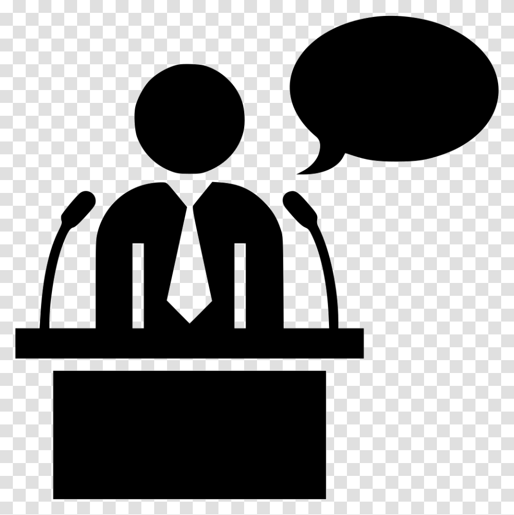 Speech Freedom Of Speech Icon, Audience, Crowd, Lecture, Debate Transparent Png
