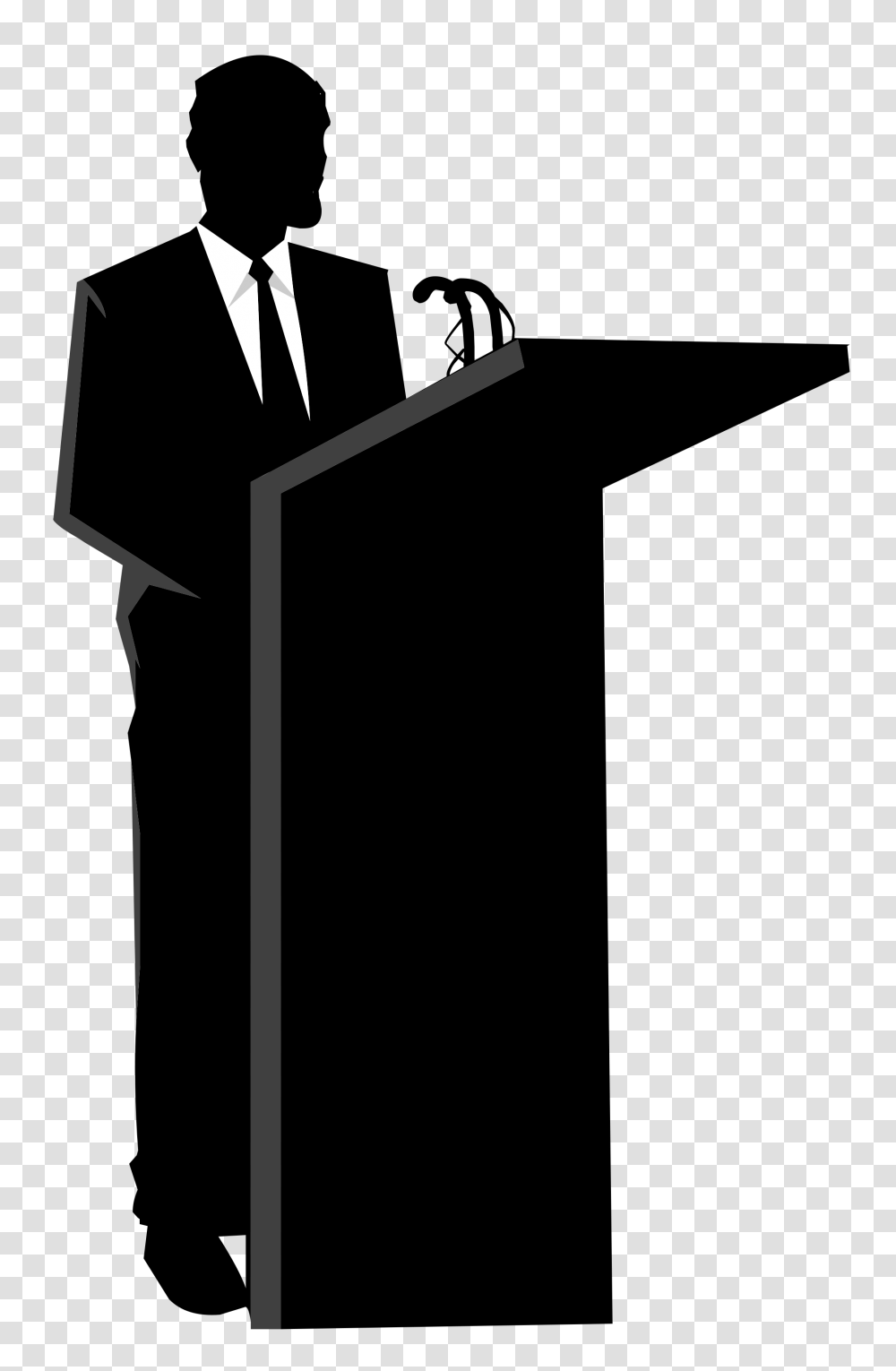 Speech Podium Cliparts, Suit, Overcoat, Cross Transparent Png