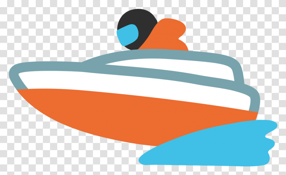 Speed Boat Emoji, Vehicle, Transportation, Outdoors, Animal Transparent Png