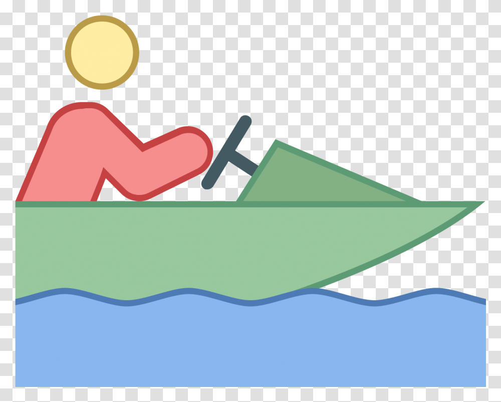 Speed Boat Icon, Outdoors, Vehicle, Transportation, Animal Transparent Png