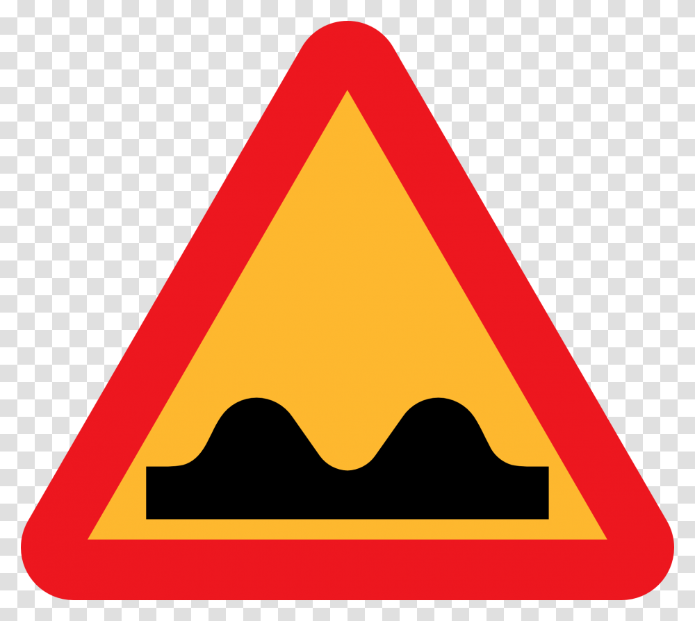 Speed Breaker Sign Board Speed Bump Road Sign, Triangle Transparent Png
