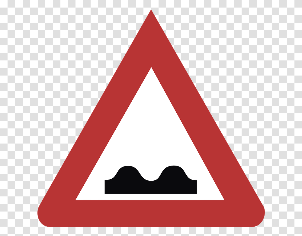 Speed Bump Road Sign Speedbump, Triangle, Symbol, Rug Transparent Png