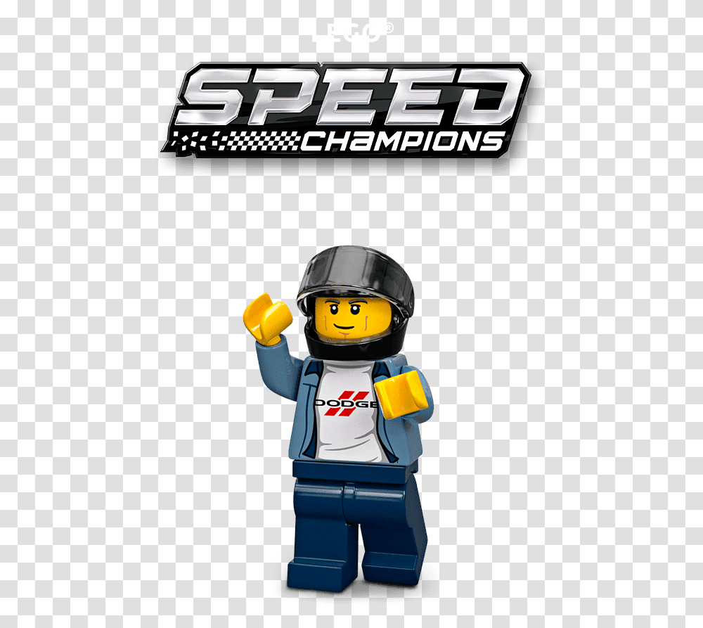 Speed Champions Lego Speed Champions Logo, Person, Human, Robot, Helmet Transparent Png
