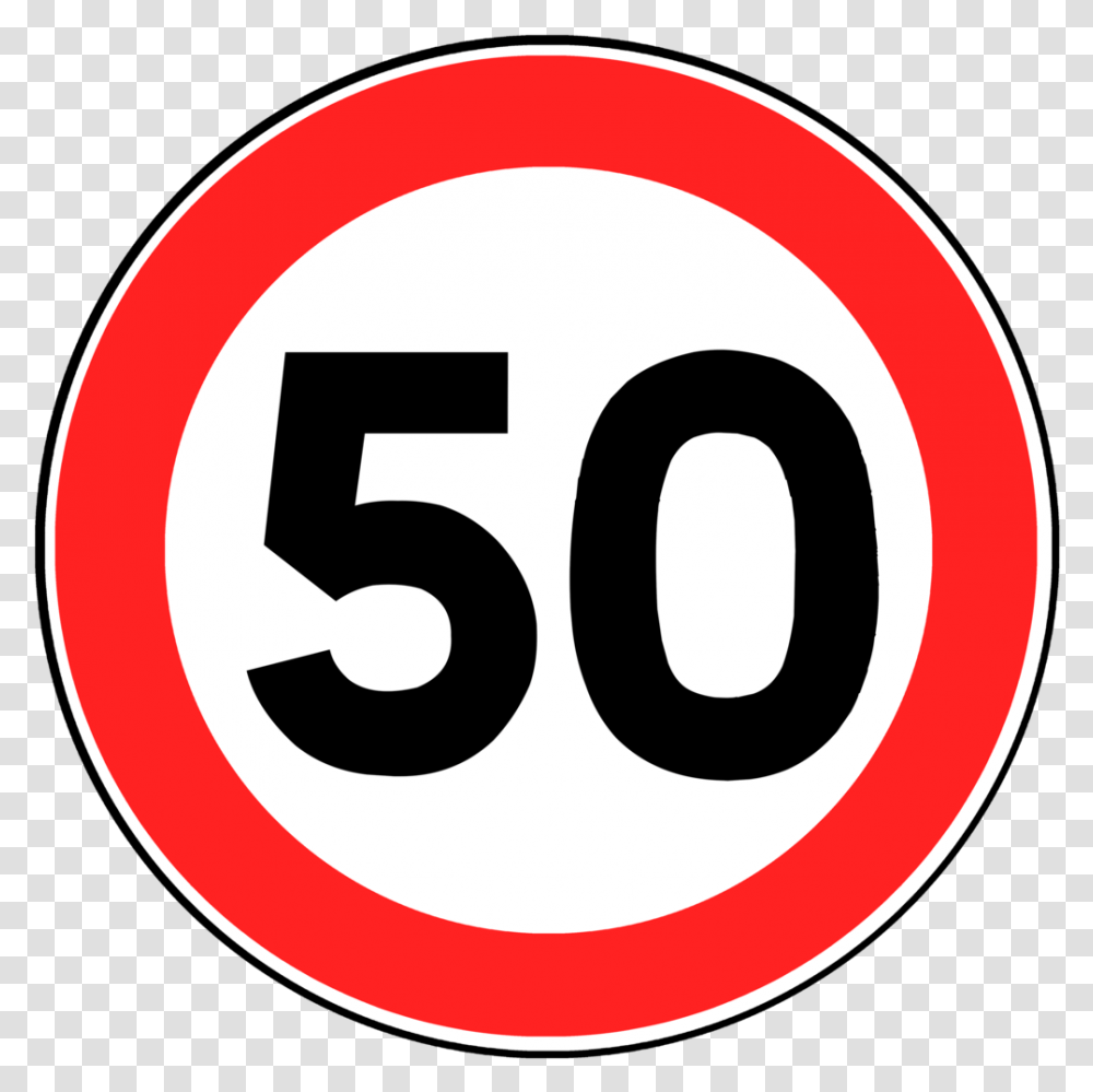 Speed Limit Sign, Number, Road Sign Transparent Png