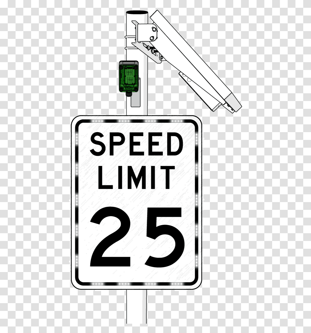 Speed Limit Sign On Post Speed Limit 15 Sign, Road Sign, Gas Pump, Machine Transparent Png