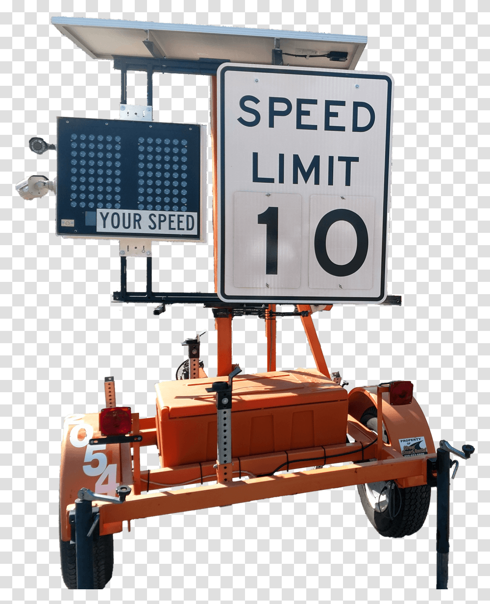 Speed Limit Sign, Machine, Bulldozer, Tractor Transparent Png