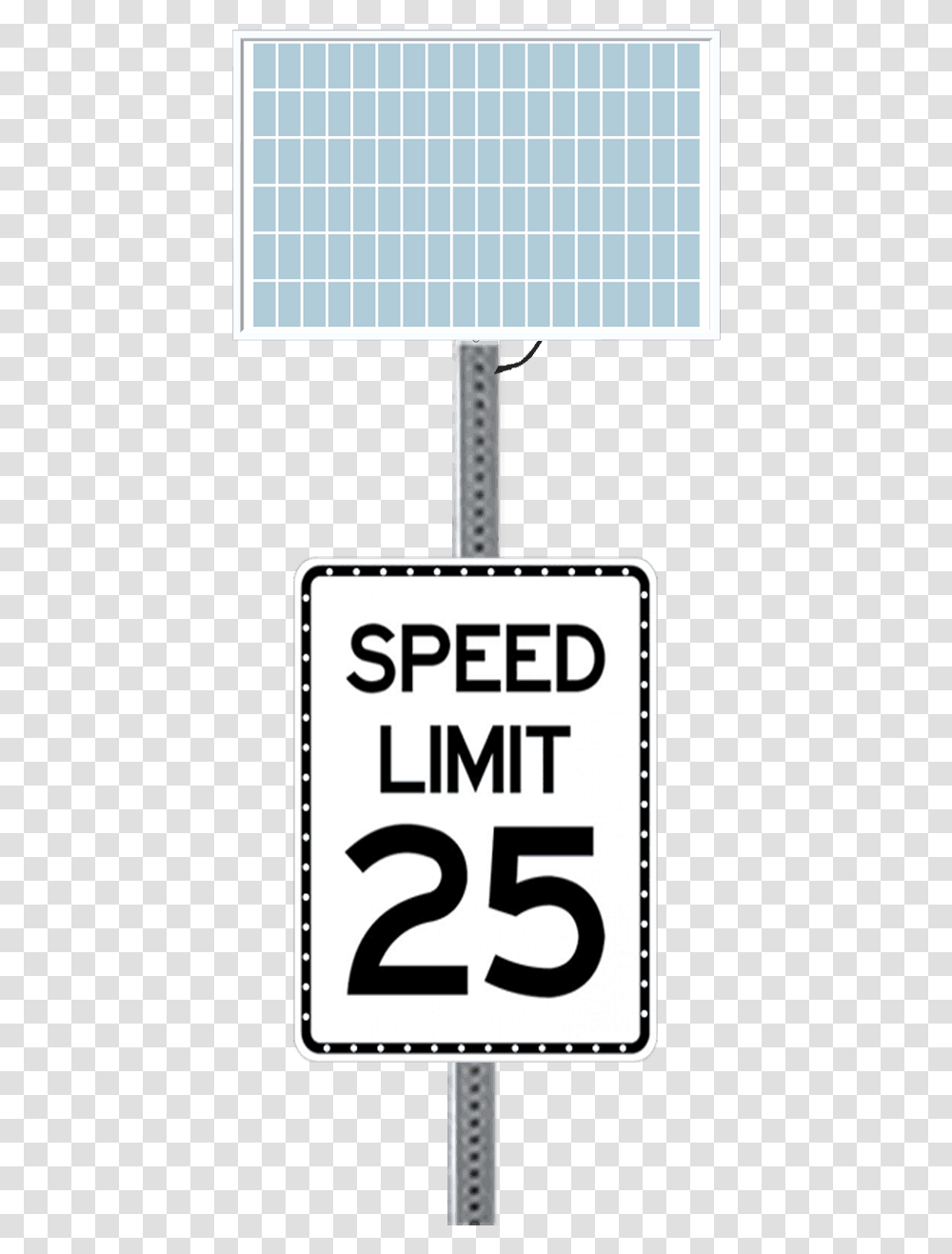 Speed Limit Sign, Road Sign, Solar Panels, Electrical Device Transparent Png