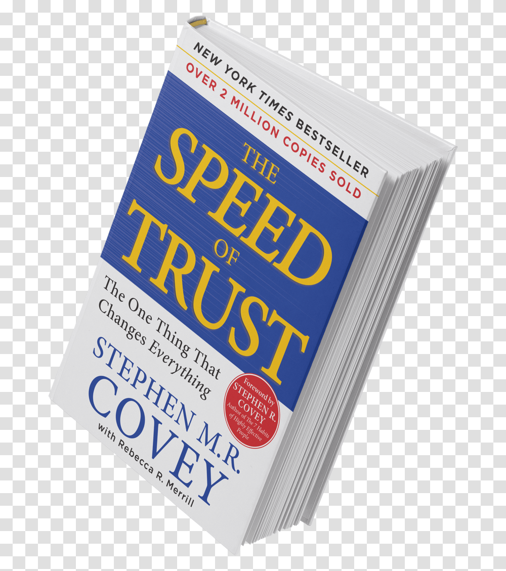 Speed Of Trust Book 2018 Speed Of Trust, Poster, Advertisement, Paper, Flyer Transparent Png