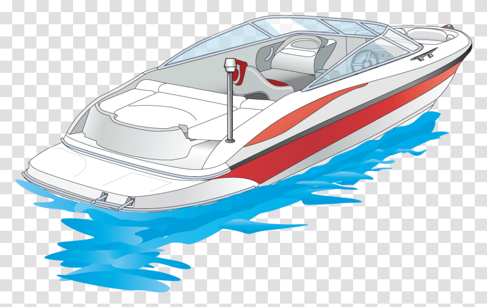 Speedboat Animated Speed Boat Clipart, Vehicle, Transportation, Yacht, Kayak Transparent Png