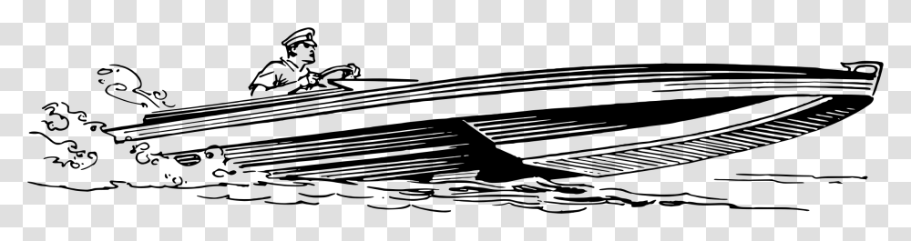 Speedboat Clip Arts Black And White Speed Boat Clipart, Gray, World Of Warcraft Transparent Png