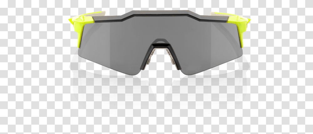 Speedcraft Sl Performance Sunglasses Neon Yellow Smoke Lens Reflection, Goggles, Accessories, Accessory Transparent Png