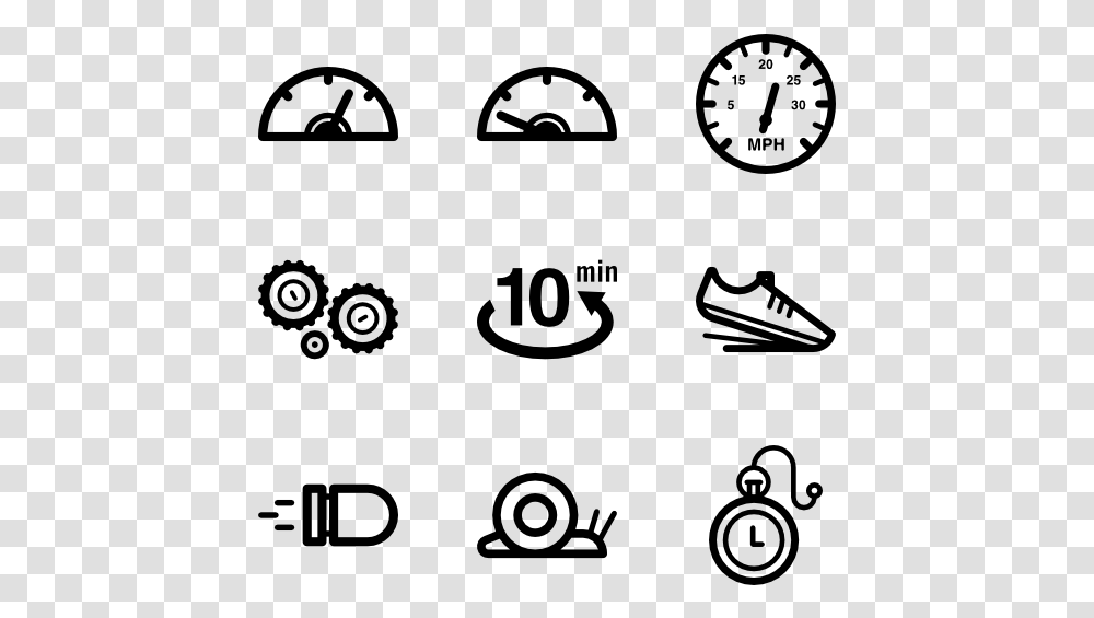 Speeddometer And Time Speedometer Icon, Gray, World Of Warcraft Transparent Png