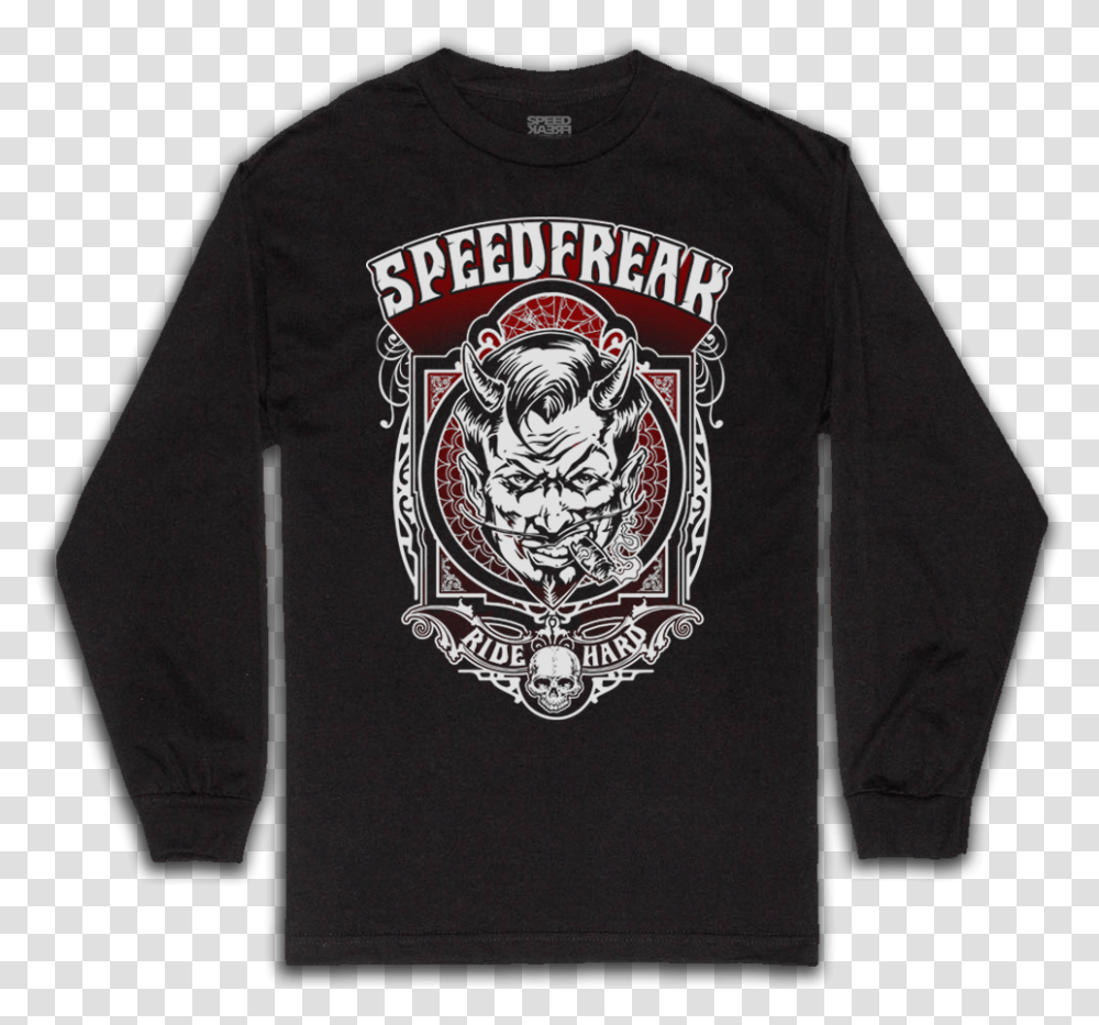 Speedfreak Hellraiser Mens Long Sleeve Shirt Long Sleeved T Shirt, Apparel, Sweatshirt, Sweater Transparent Png