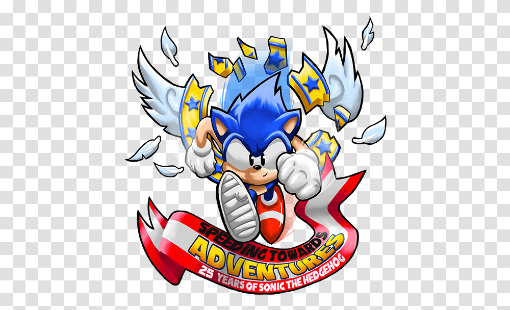 Speeding Towards Adventures Years Of Sonic The Hedgehog Oc Remix, Dragon, Angry Birds Transparent Png