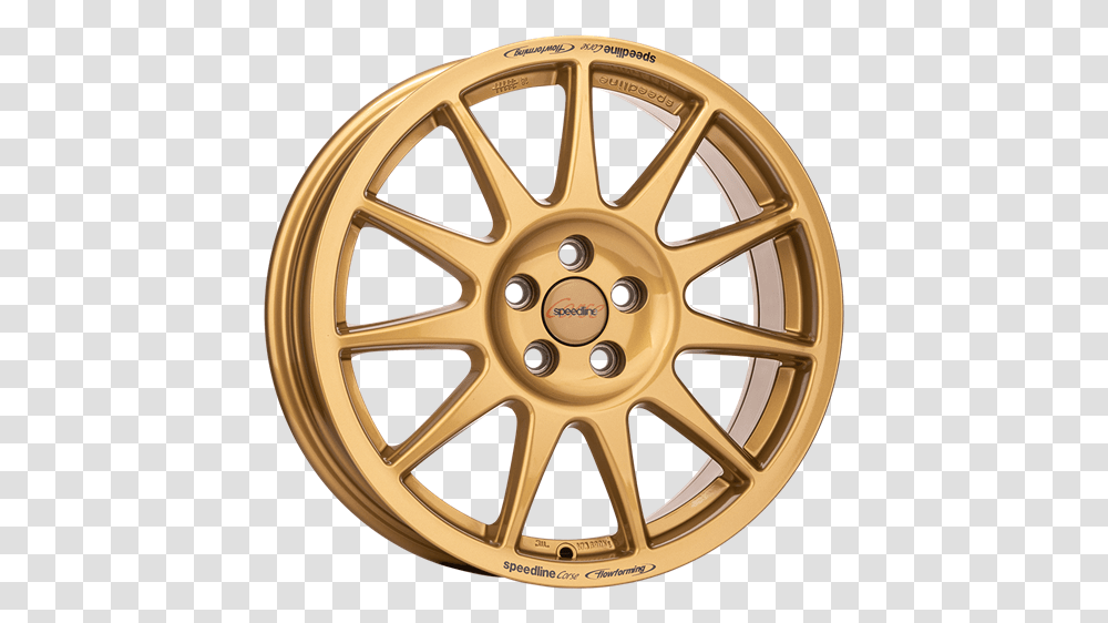 Speedline 2120 Turini Gold Speedline Turini, Wheel, Machine, Alloy Wheel, Spoke Transparent Png