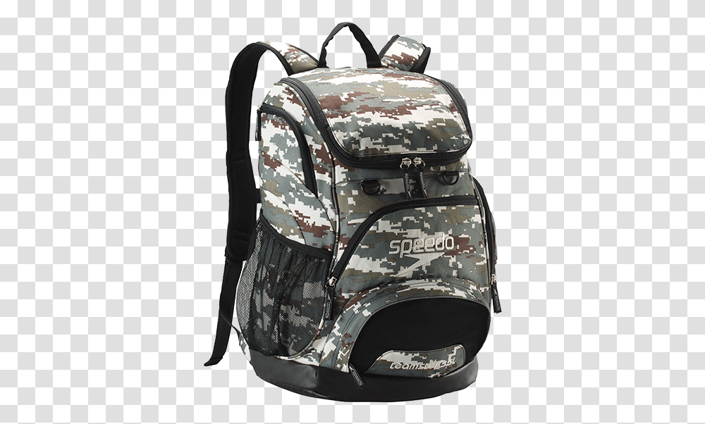 Speedo Teamster 35l Camo Backpack, Helmet, Apparel, Bag Transparent Png