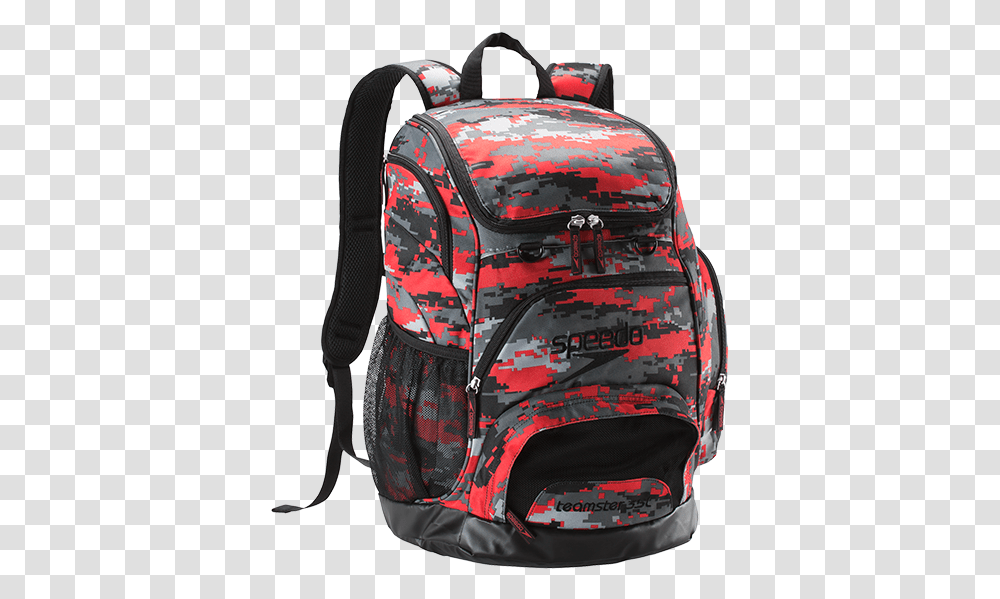 Speedo Teamster Backpack 35l Red Alert, Bag Transparent Png