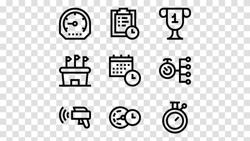 Speedometer Amp Time Farm Vector Icon, Gray, World Of Warcraft Transparent Png