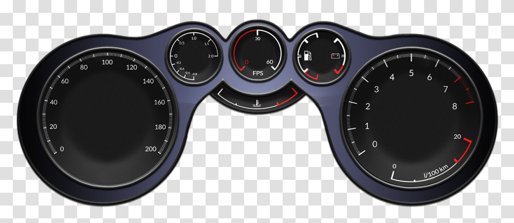 Speedometer, Gauge, Tachometer, Wristwatch, Camera Transparent Png