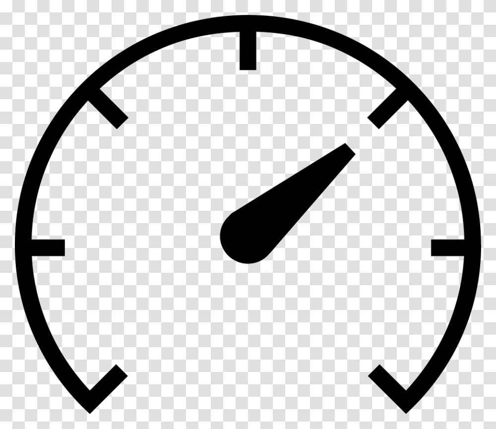Speedometer Outline Icon Free Download, Analog Clock, Number Transparent Png