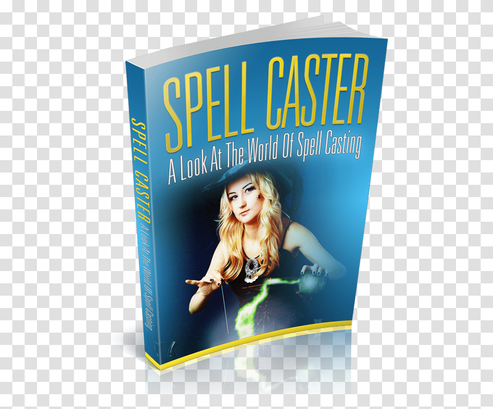Spell Caster Book Cover, Person, Human, Poster, Advertisement Transparent Png
