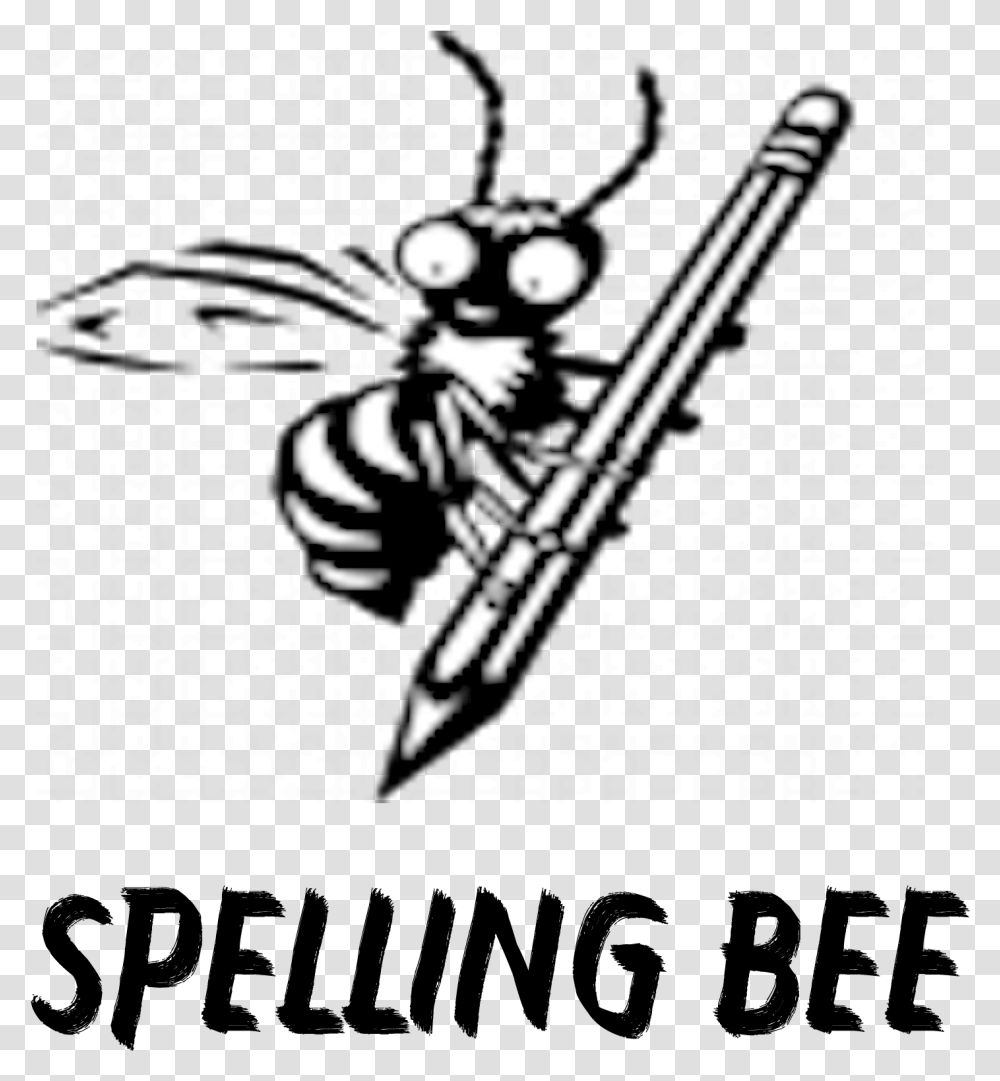 Spelling Bee Spelling Test Year, Wasp, Insect, Invertebrate, Animal Transparent Png