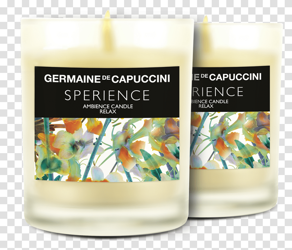 Sperience Germaine De Capuccini, Candle, Bottle, Petal, Flower Transparent Png