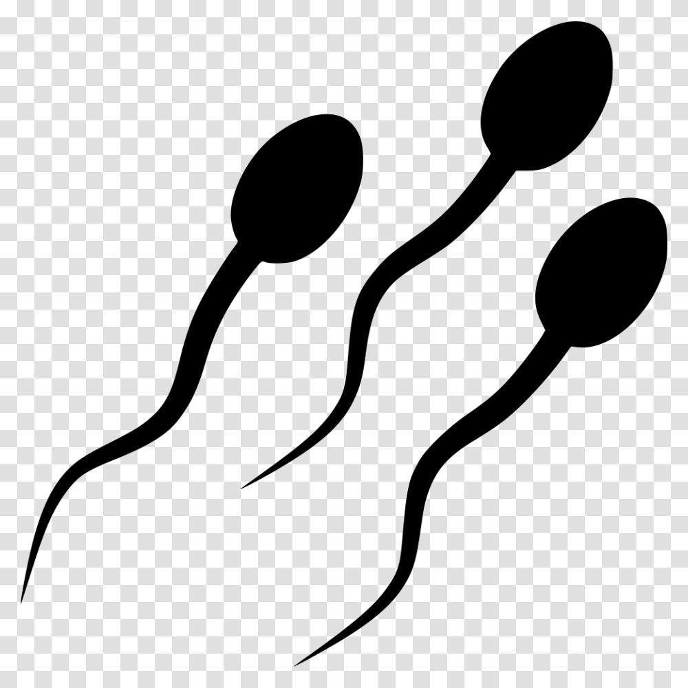 Sperm Cells Sperm Cell Clipart, Spoon, Cutlery, Stencil, Brush Transparent Png