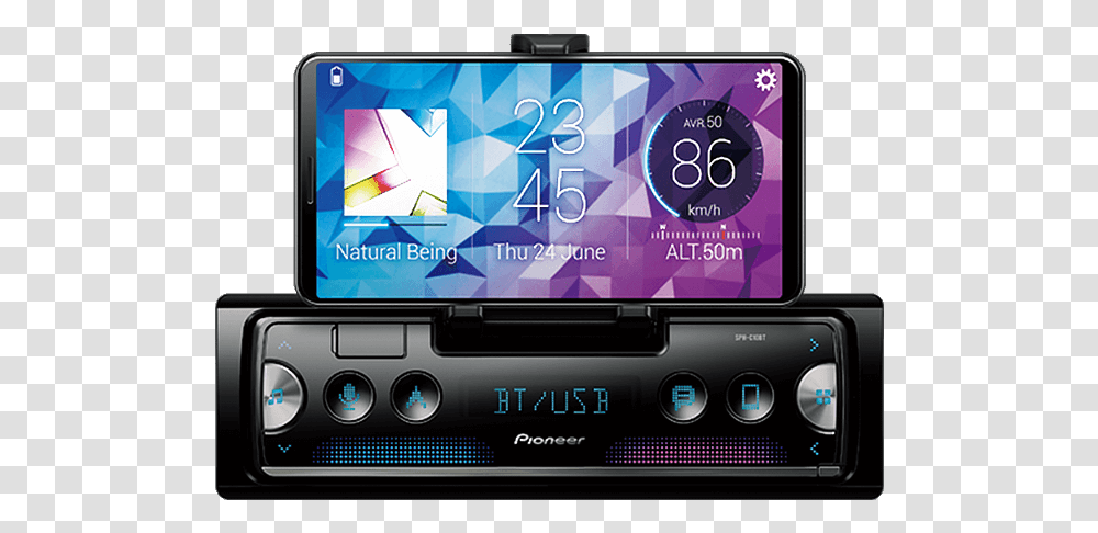 Sph C19bt Pioneer Phone Head Unit, Stereo, Electronics, Mobile Phone, Cell Phone Transparent Png